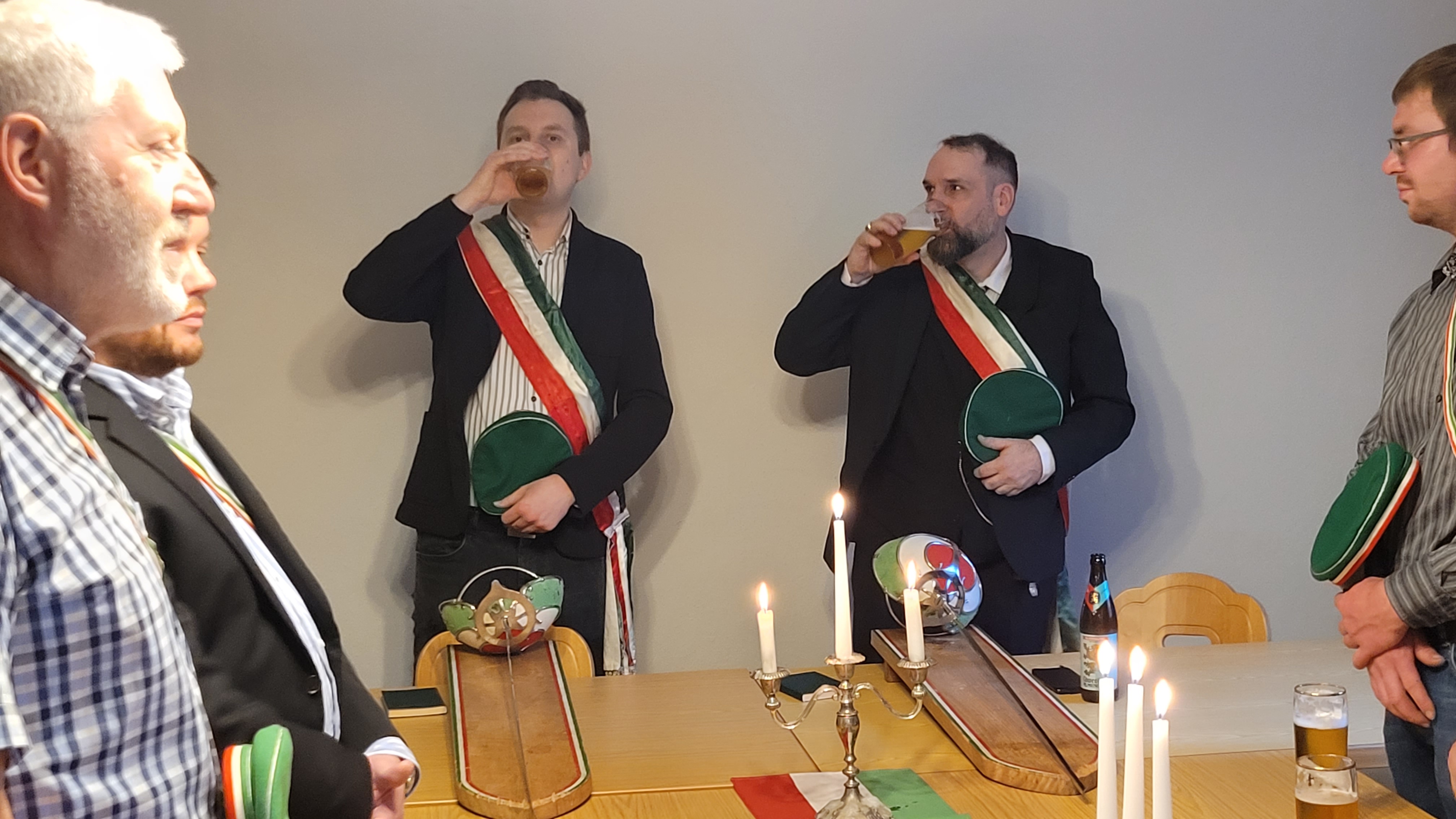 Übergabekneipe der Vorstände